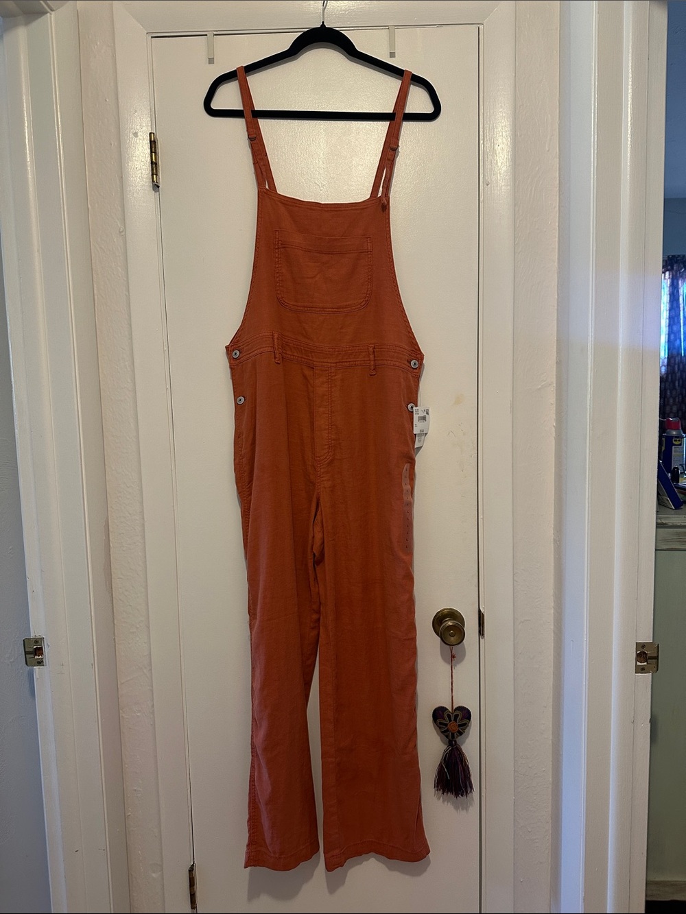 American Eagle Outfitters Rust Orange Overalls Jumpsuit